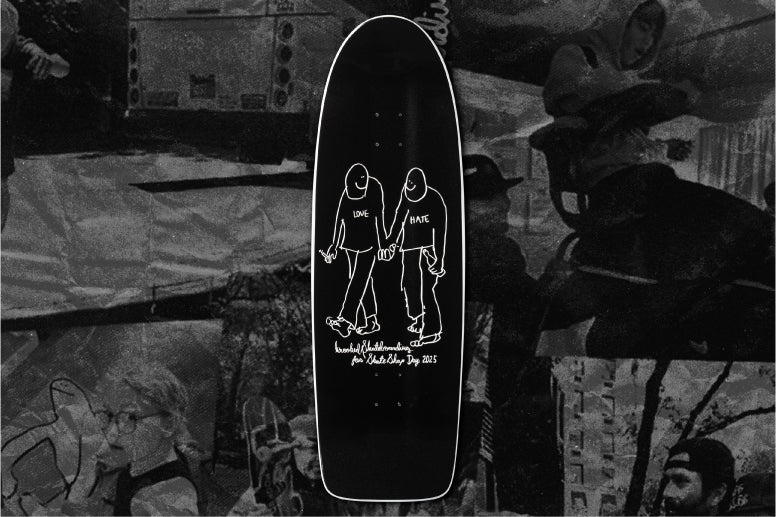 Krooked Mark Gonzales SSD25 Hate Beamer Skateboard Deck 10.75" - Image 8