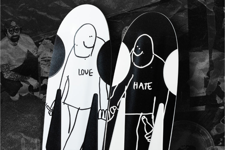 Krooked Mark Gonzales SSD25 Love Beamer Skateboard Deck 10.75" - Image 10