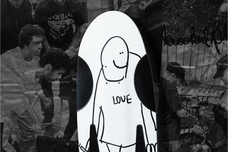 Krooked Mark Gonzales SSD25 Love Beamer Skateboard Deck 10.75" - Image 2