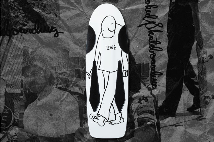 Krooked Mark Gonzales SSD25 Love Beamer Skateboard Deck 10.75" - Image 3