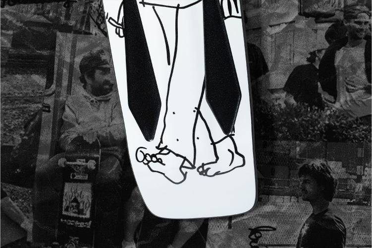 Krooked Mark Gonzales SSD25 Love Beamer Skateboard Deck 10.75" - Image 4