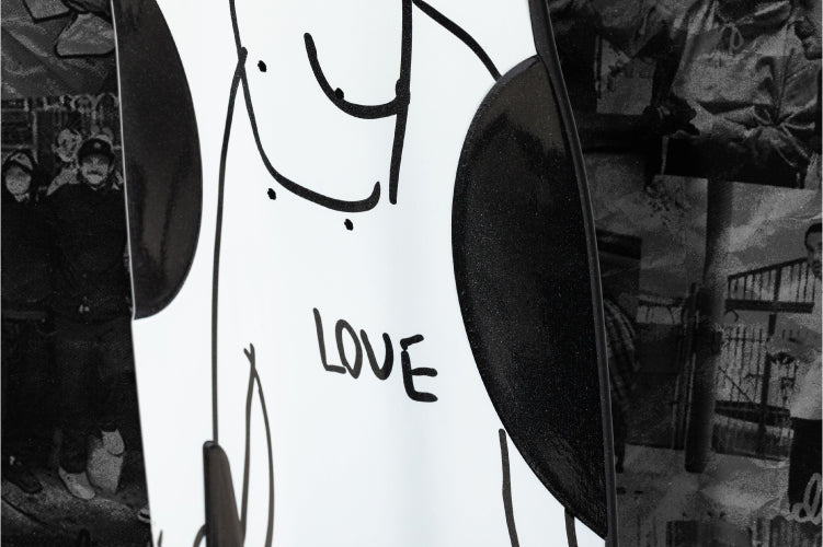 Krooked Mark Gonzales SSD25 Love Beamer Skateboard Deck 10.75" - Image 6