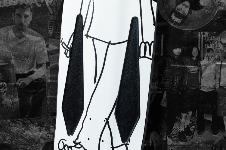 Krooked Mark Gonzales SSD25 Love Beamer Skateboard Deck 10.75" - Image 7