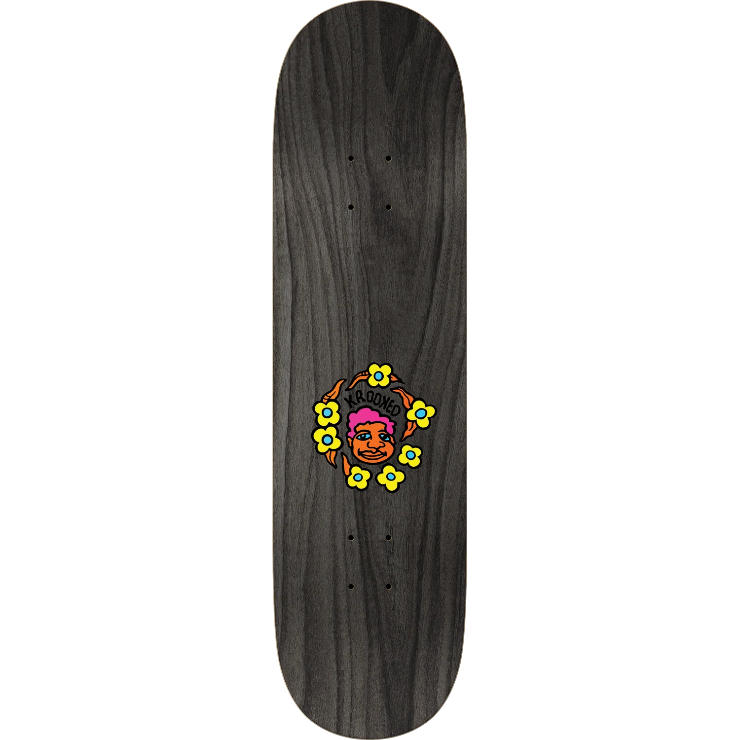 Krooked Mark Gonzales Sweatpant Blacklight Skateboard Deck 8.5" - Image 3
