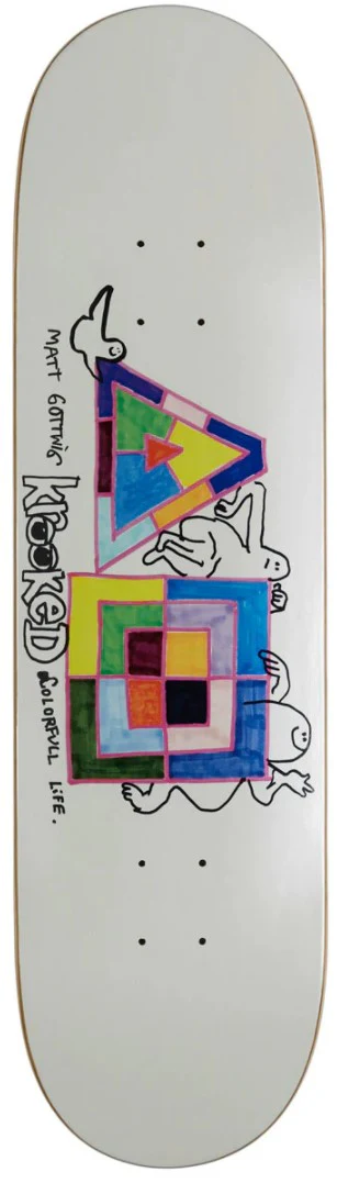 Krooked Matt Gottwig Life Skateboard Deck 8.38" - Image 2