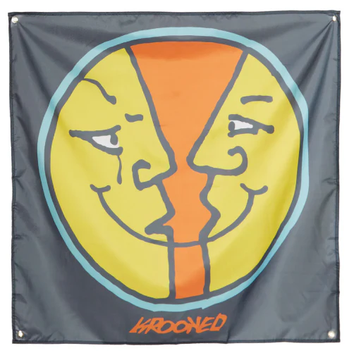 Krooked Moonface Lavender Wall Banner - Image 4