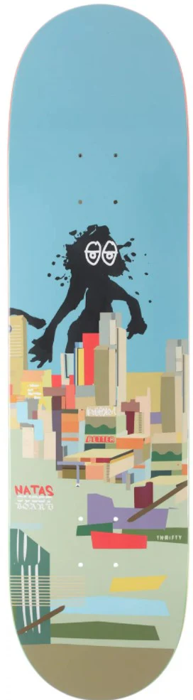 Krooked Natas Art by Natas Skateboard Deck 8.38" - Image 2