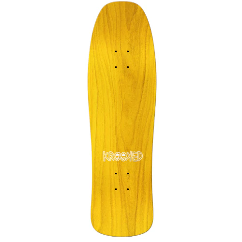 Krooked Ray Barbee Pride Shaped Skateboard Deck Blue 9.5" - Image 3