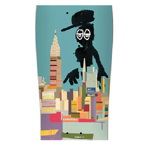Krooked Ray Barbee X Art by Natas Shaped Skateboard Deck 9.5" - Image 2