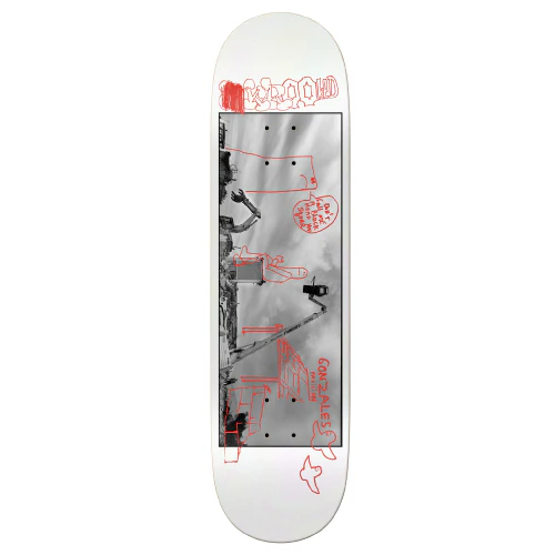 Krooked Ray Barbee X Mark Gonzales Aperture Skateboard Deck True Fit 8.06"
