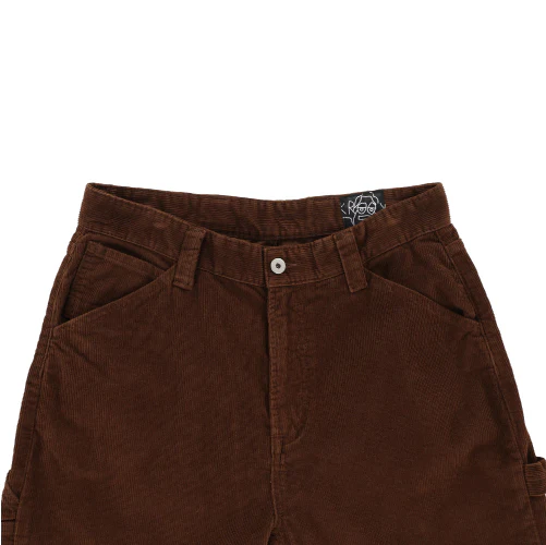 Krooked Shmoo Corduroy Carpenter Pant - Brown - Image 3