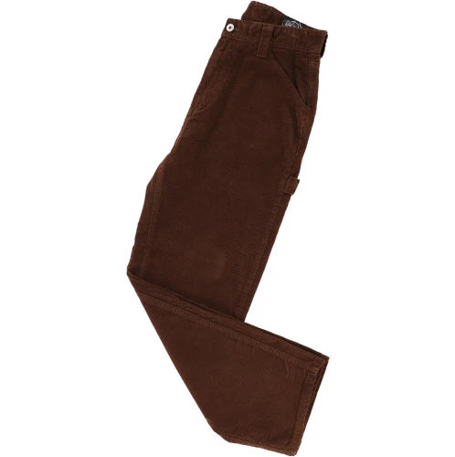 Krooked Shmoo Corduroy Carpenter Pant - Brown - Image 4