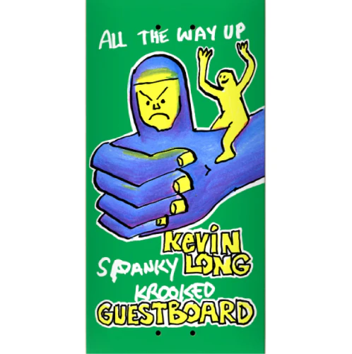 Krooked Spanky Guest True Fit Skateboard Deck 8.25" - Image 2