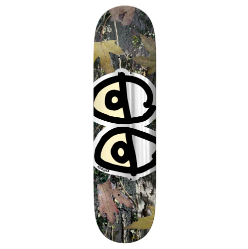 Krooked Team Eyes Camo Skateboard Deck 8.5"