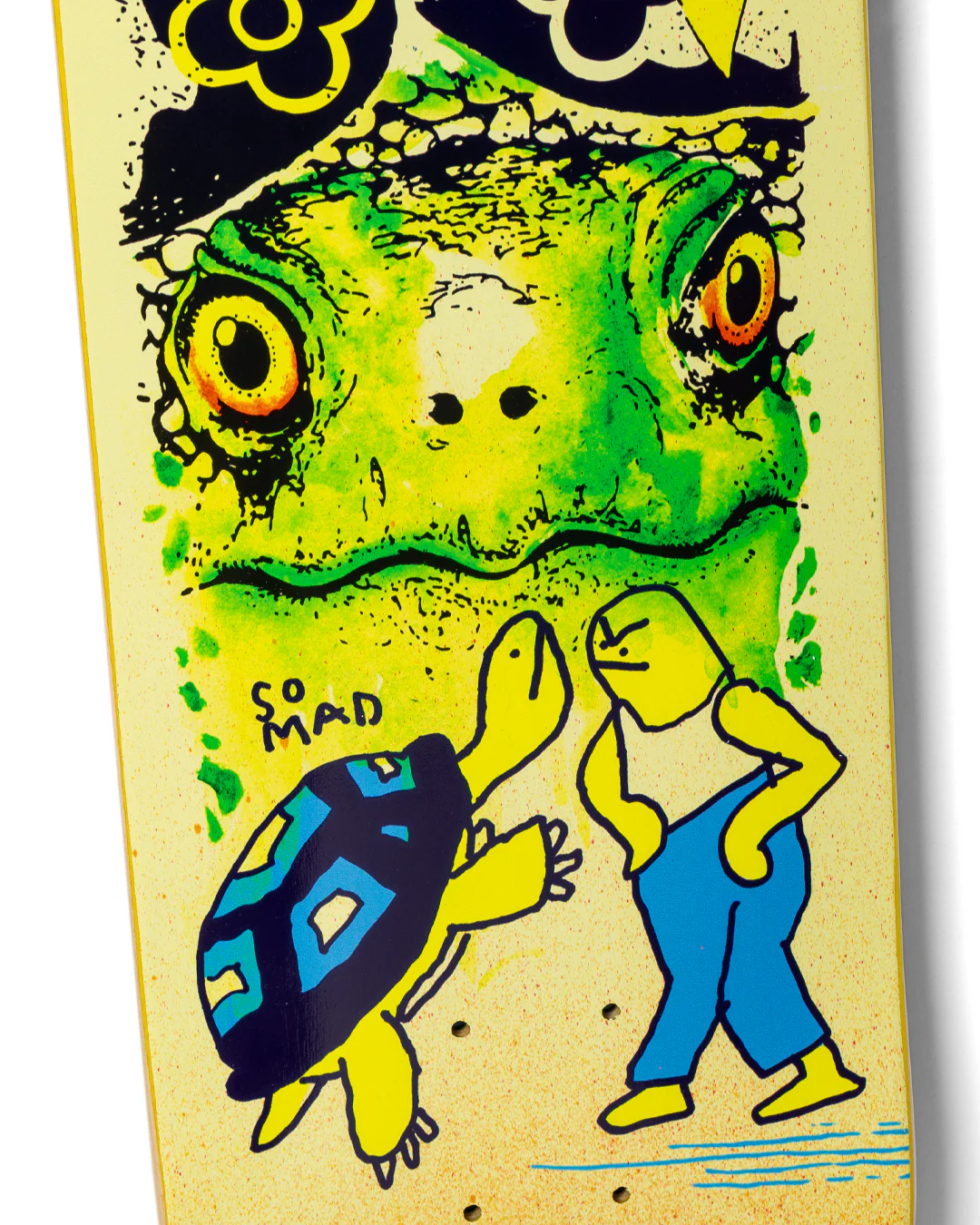 Krooked True Fit Cernicky Mad Turtle Skateboard Deck 8.5" - Image 5