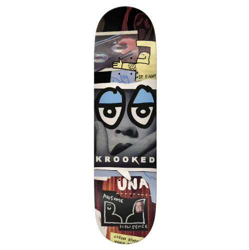 Krooked Una Nonsence Skateboard Deck 8.28"