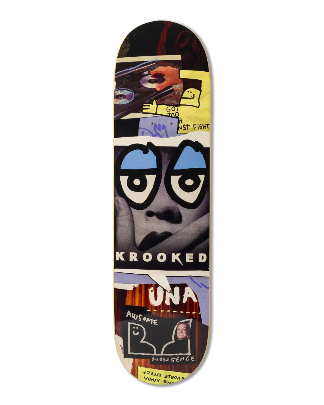 Krooked Una Nonsence Skateboard Deck 8.28" - Image 4