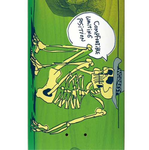 Krooked Worrest Waiting Position Skateboard Deck 8.25" - Image 3