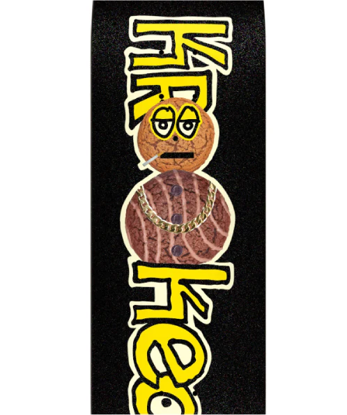Krooked X Quarter Snacks Snackman Skateboard Deck 8.5" - Image 2