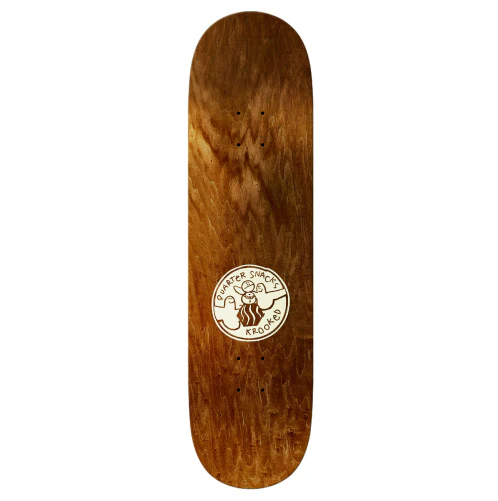 Krooked X Quarter Snacks Snackman Skateboard Deck 8.5" - Image 3