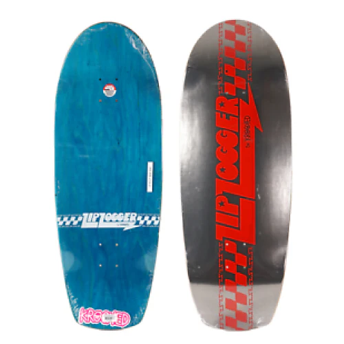 Krooked Zip Zogger Black Foil Shaped Skateboard Deck 10.75" - Image 3
