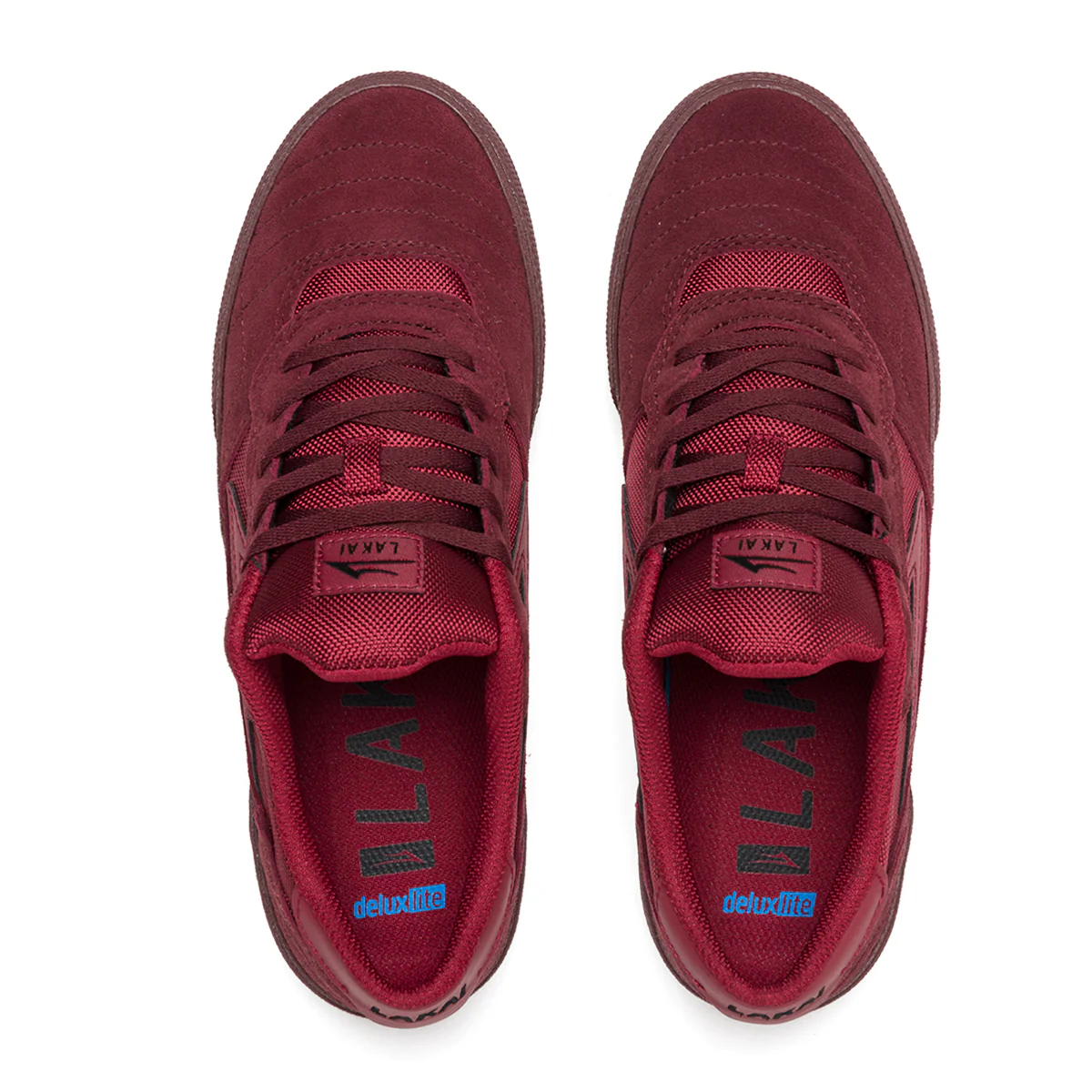 Lakai Cambridge Skate Shoe - Burgundy - Image 3