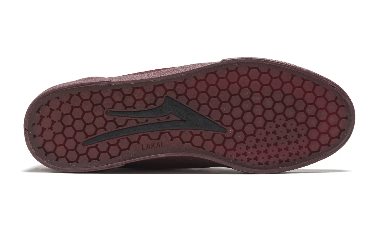 Lakai Cambridge Skate Shoe - Burgundy - Image 4