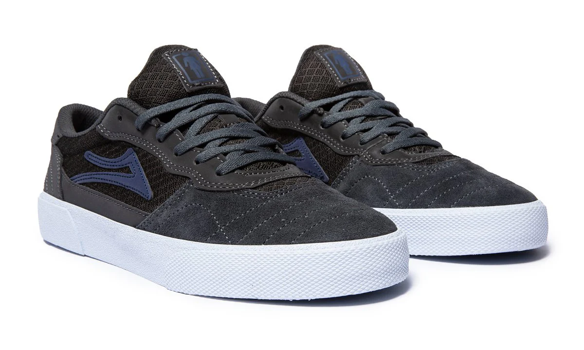 Lakai Cambridge Skate Shoe - Grey/Reflective - Image 2