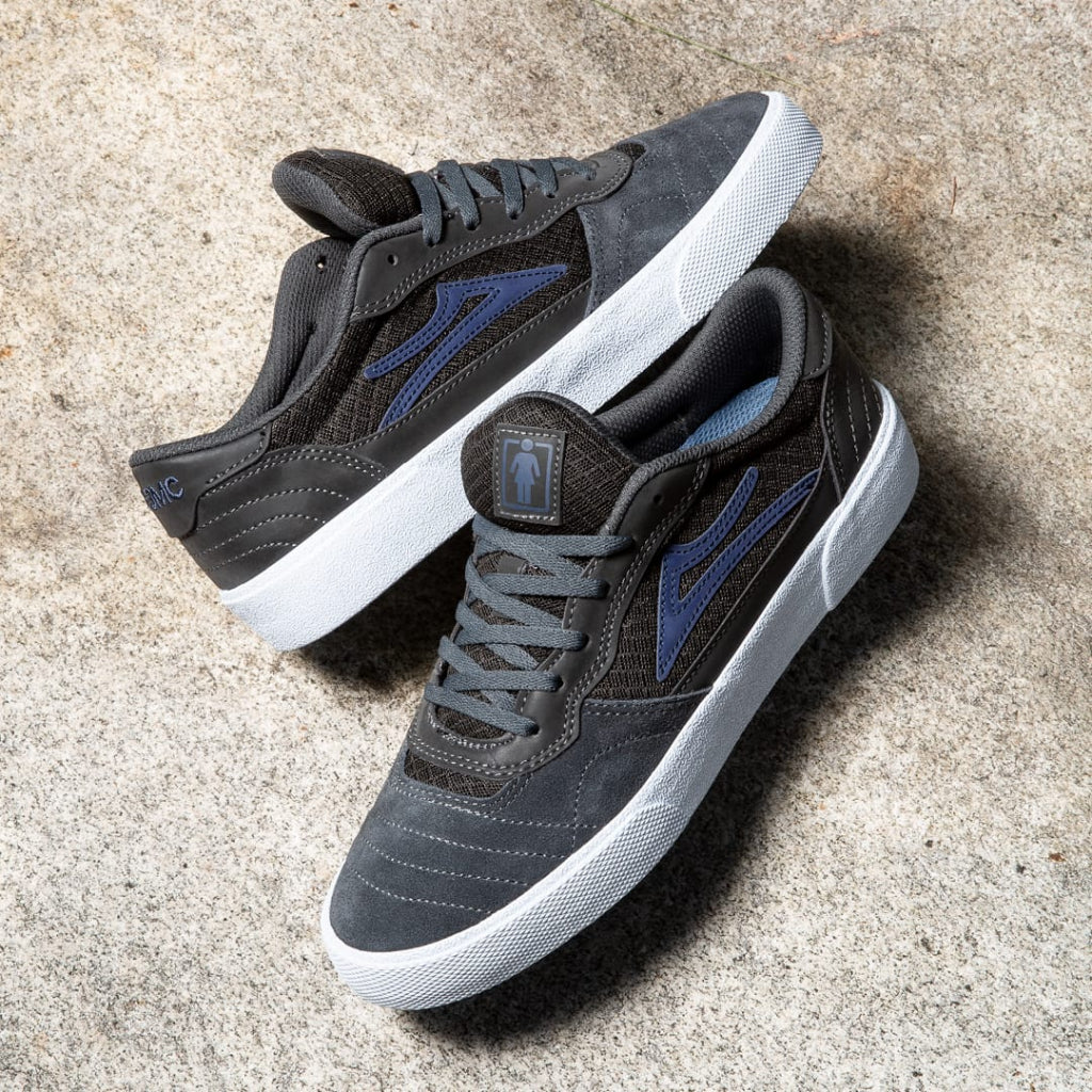 Lakai Cambridge Skate Shoe - Grey/Reflective - Image 8