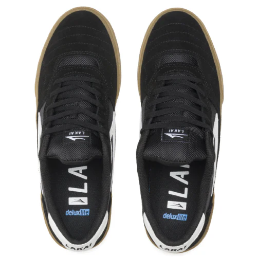 Lakai Cambridge Skate Shoe - Black Gum - Image 3