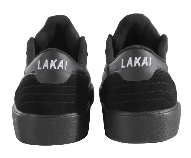 Lakai Cambridge Skate Shoe - Black/Black Suede - Image 7