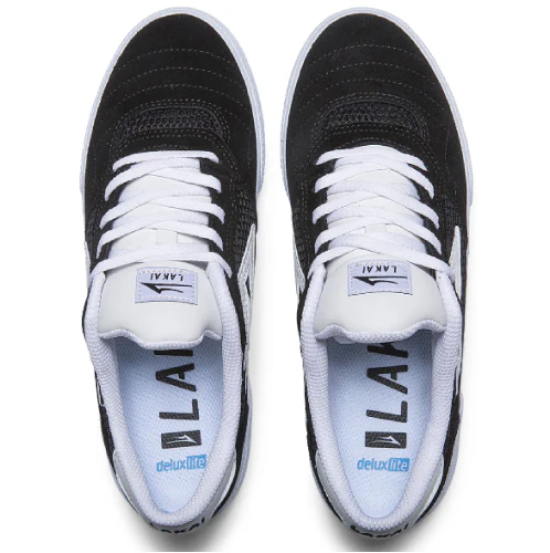 Lakai Cambridge Skate Shoe - Black Suede - Image 3