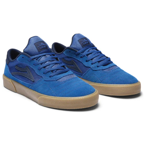 Lakai Cambridge Skate Shoe - Blue/Gum Suede - Image 2
