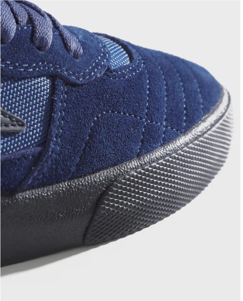 Lakai Cambridge Skate Shoe - Estate Blue Suede Monochrome - Image 4