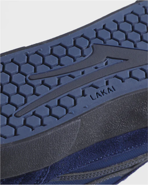 Lakai Cambridge Skate Shoe - Estate Blue Suede Monochrome - Image 5