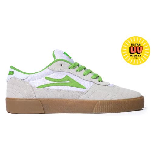 Lakai Cambridge SMU Skate Shoe - White/UV