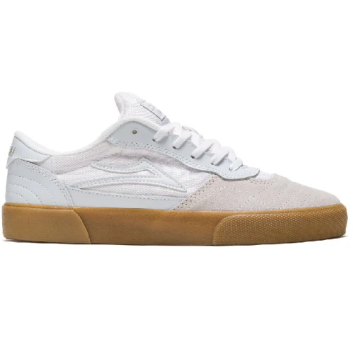 Lakai Cambridge Skate Shoe - White/Gum