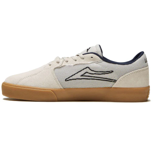 Lakai Cardiff Skate Shoe - White/Gum - Image 2