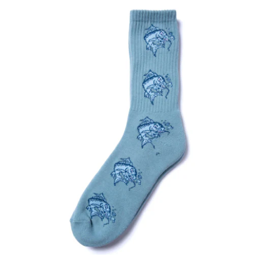 Lakai Catching the Flare Crew Socks Blue - Image 3