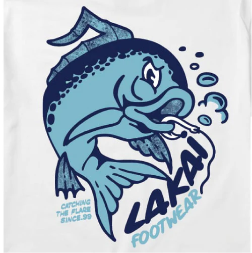 Lakai Catching the Flare Tee - White - Image 3