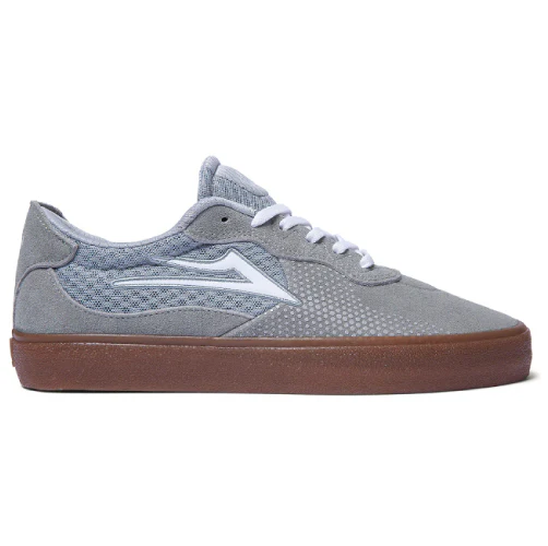 Lakai Essex Skate Shoe - Light Grey/Gum