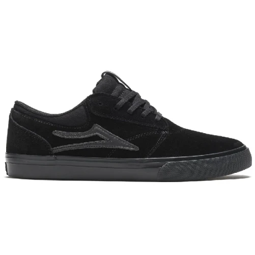 Lakai Griffin Skate Shoe - Black/Black