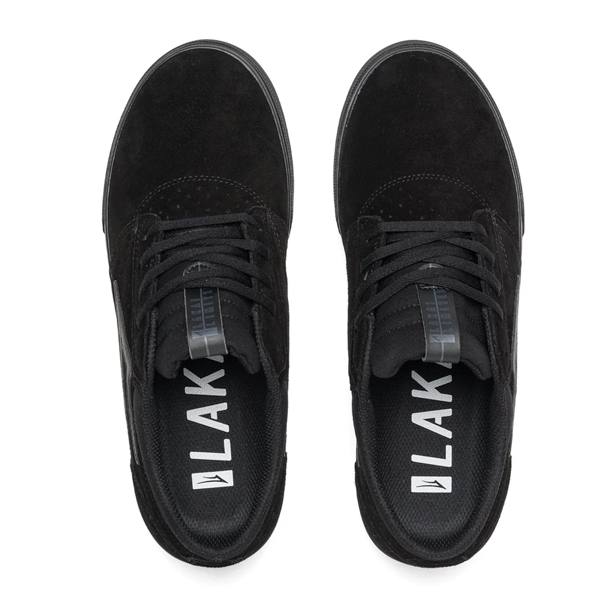 Lakai Griffin Skate Shoe - Black/Black - Image 3