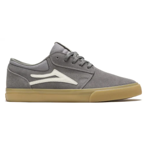 Lakai Griffin Grey, Glow in the Dark Skate Shoes - Image 2