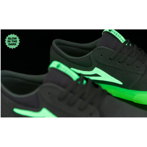 Lakai Griffin Grey, Glow in the Dark Skate Shoes - Image 7