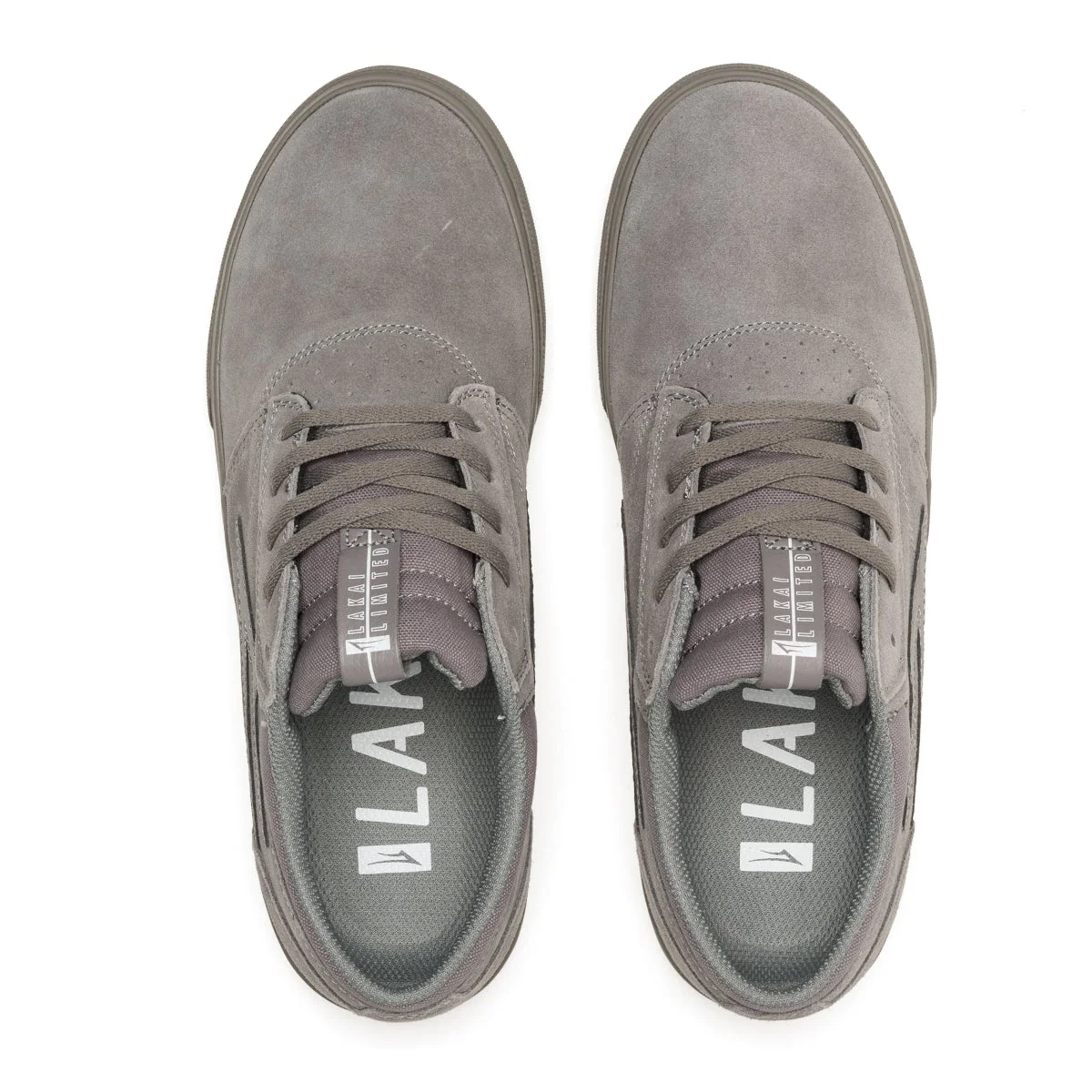 Lakai Griffin Skate Shoe - Grey/Grey - Image 3