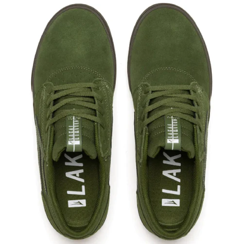 Lakai Griffin Skate Shoe - Olive/Gum - Image 3