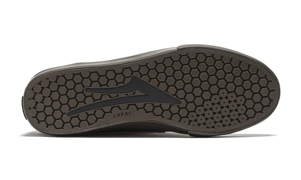 Lakai Manchester Leather Skate Shoe - Black/Dark Gum - Image 4