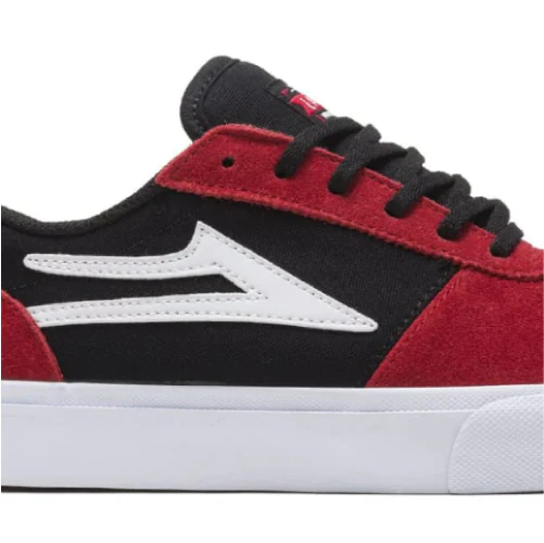 Lakai Manchester Skate Shoe - Red/Black - Image 3