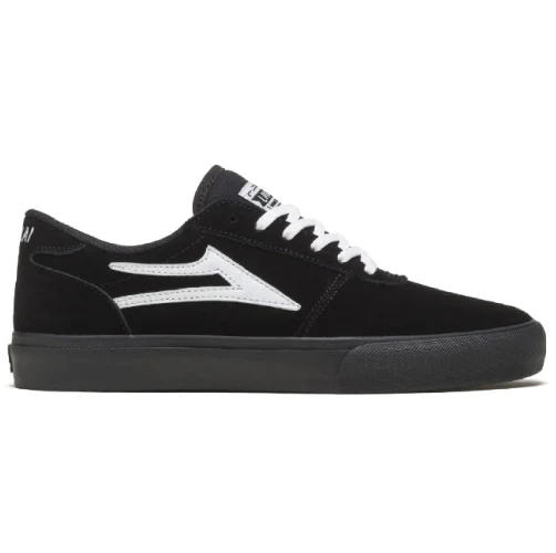 Lakai Manchester Skate Shoe - Black Suede